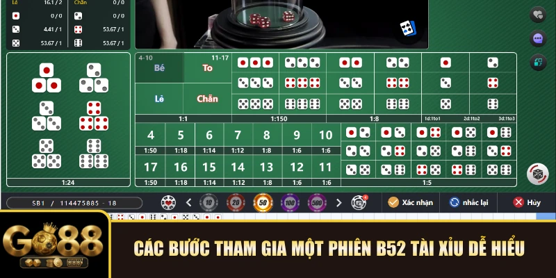 Các bước tham gia một phiên B52 tài xỉu dễ hiểu