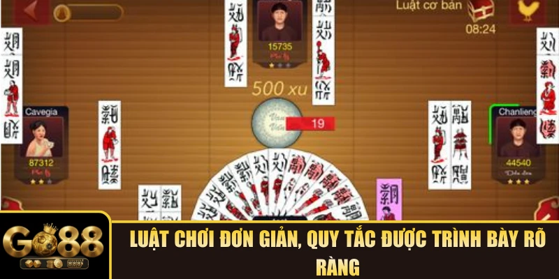 Luật chơi đơn giản, quy tắc được trình bày rõ ràng