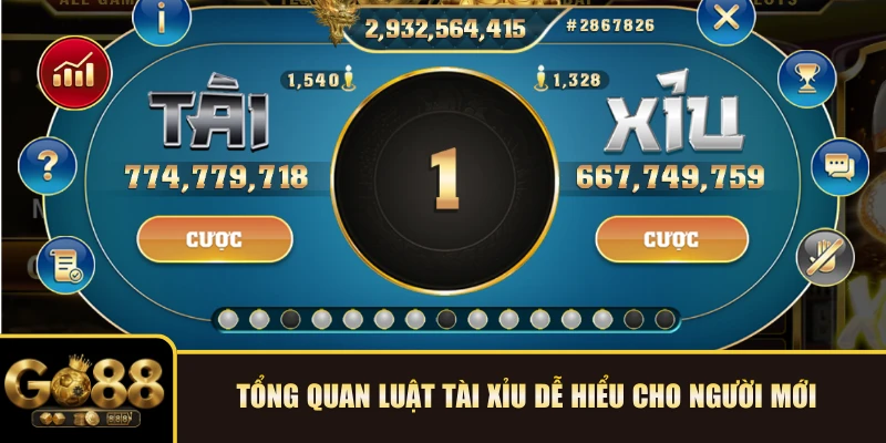 Tổng quan luật tài xỉu dễ hiểu cho người mới